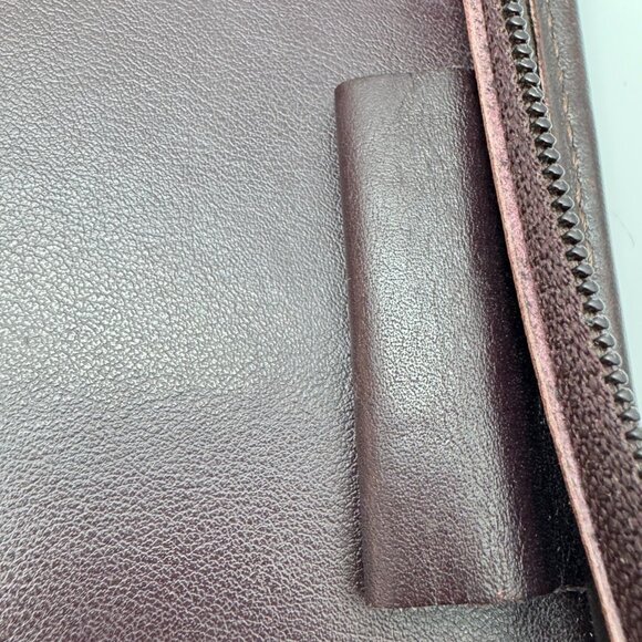 Franklin Covey Full Grain Aniline Leather Classic Sz Planner Zip 7 Ring Binder - Picture 10 of 16